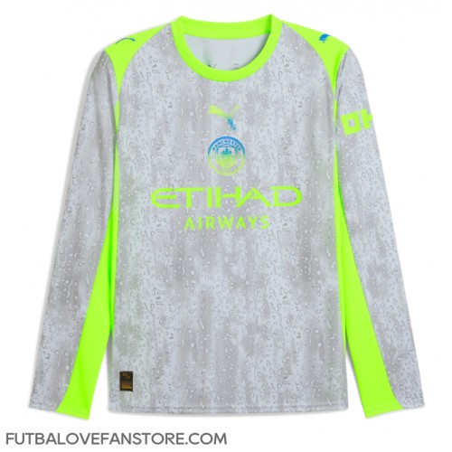 Manchester City Tretí futbalový dres 2025-26 Dlhy Rukáv Manchester City Tretí futbalový dres 2025-26 Dlhy Rukáv